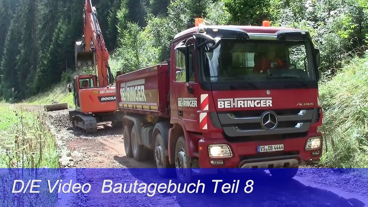 August 2018 Bautagebuch hintere Höllentalbahn Teil 8