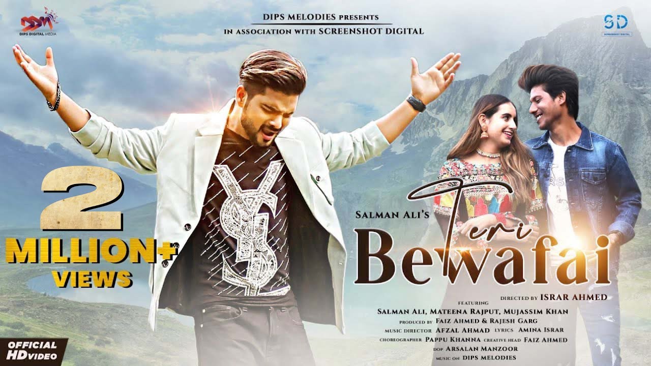 Teri Bewafai : Salman Ali | Salman Ali New Song | Salman Ali Song 2024 Salman Ali Song DipsMelodies