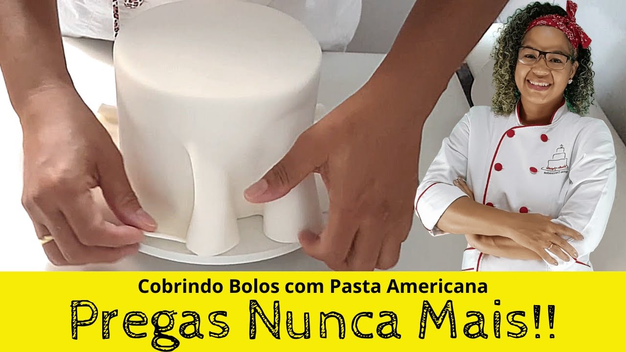 COMO APLICAR PASTA AMERICANA NO BOLO - SEM DEIXAR PREGAS