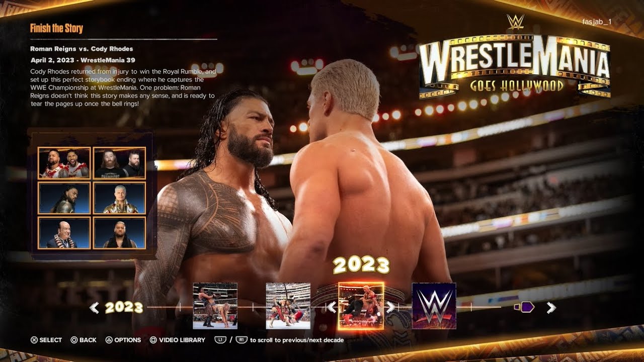 WWE 2K24 Showcase Part 21: Roman Reigns vs. Cody Rhodes All Objectives
