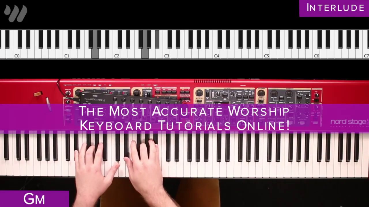 Your Love Never Fails - Jesus Culture - Keyboard Tutorial