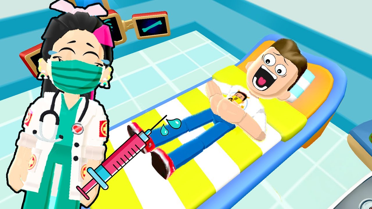 PK XD’de BİR GÜN BOYUNCA DOKTOR OLDUM! 👩‍⚕️💉 Hastaları Tedavi Ettim!