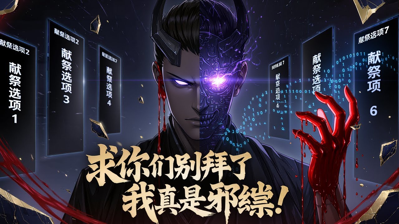 🔥【首播】《求你们别拜了，我真是邪祟！》💥第1~278章节：陈舟穿越，开局就是邪祟，激活邪神系统。鲜血，血肉，灵魂，凡邪神所需，通通献祭，只要献祭就能变强！#ai漫画 #小说 #推文