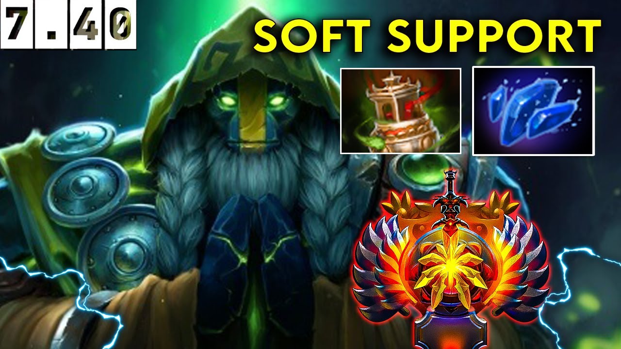 Earth Spirit Immortal Soft Support - Dota 2 Patch 7.40 Pro Pub Gameplay