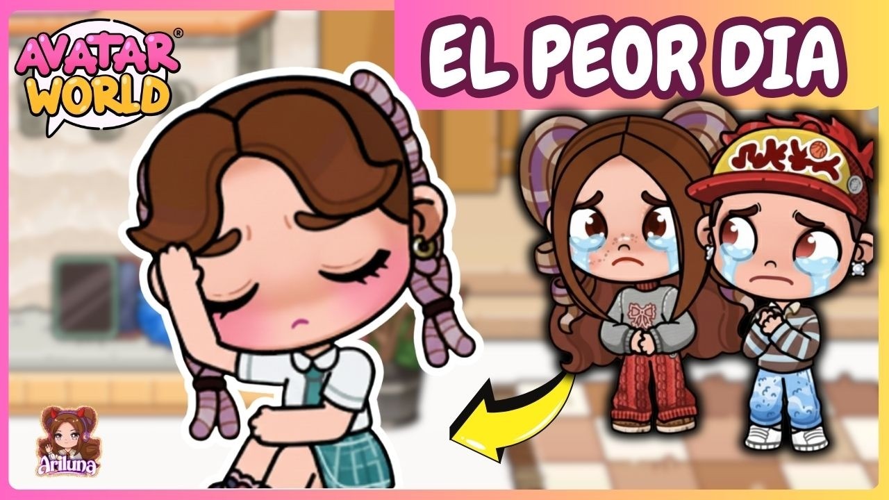 ¡MI HIJA tiene EL PEOR DIA! en Avatar World 😭 | El Secreto de LUNA