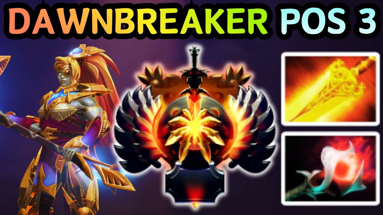 🔥 NEW PATCH 7.40 !!! DAWNBREAKER OFFLANE ULT = GAME OVER | DOTA 2 GAMEPLAY 🔥