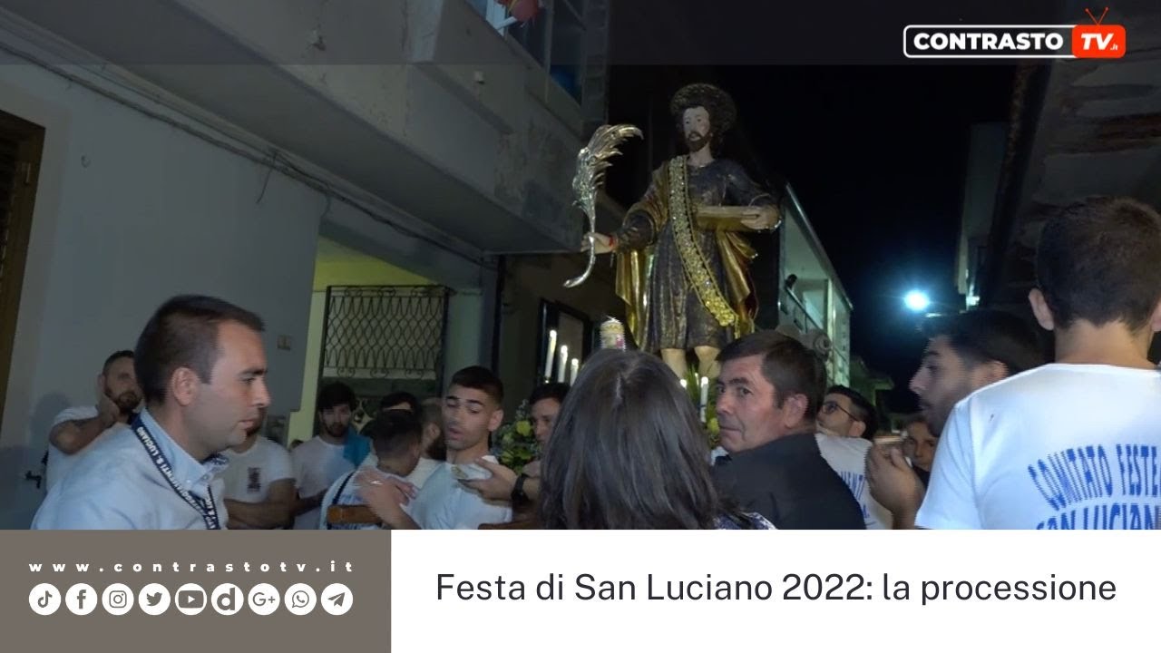Lusciano, festa di San Luciano 2022: la processione (18.09.22)