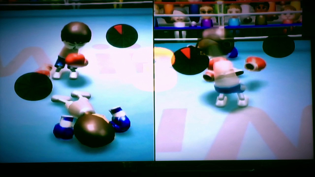 Wii Sports- Boxing Two Players(so Hilarious)
