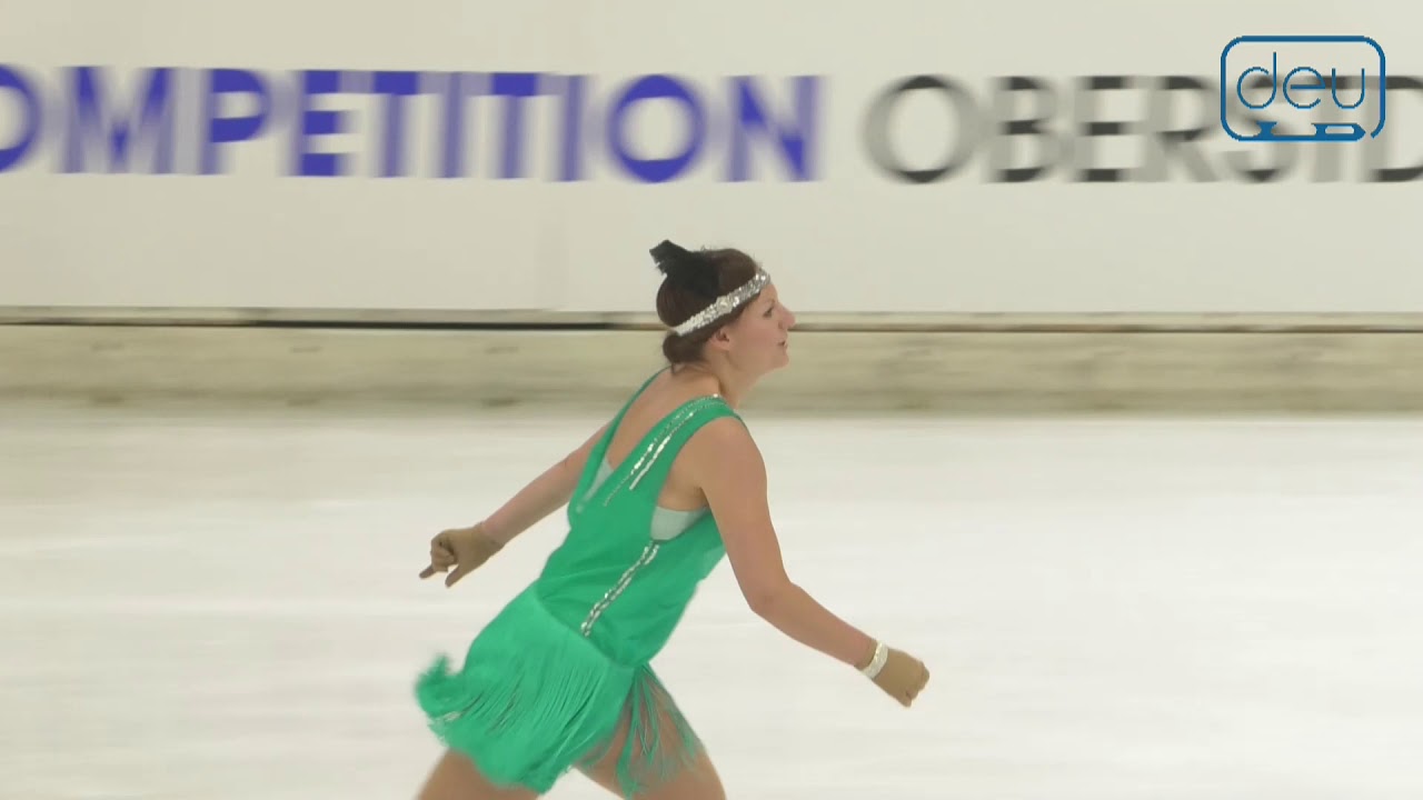 Katharina Urbanczyk. Oberstdorf 2019. Bronze Ladies I FS. 3d place