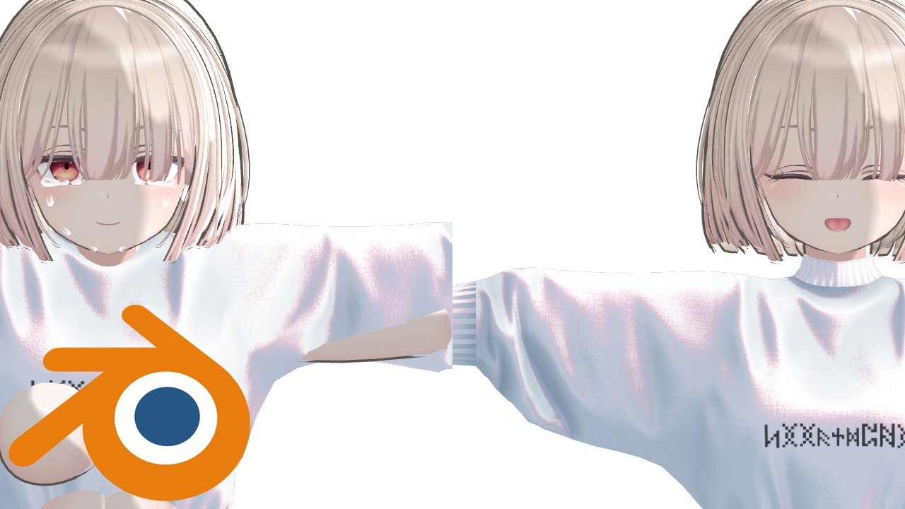 블렌더 의상 아바타에 맞추기
