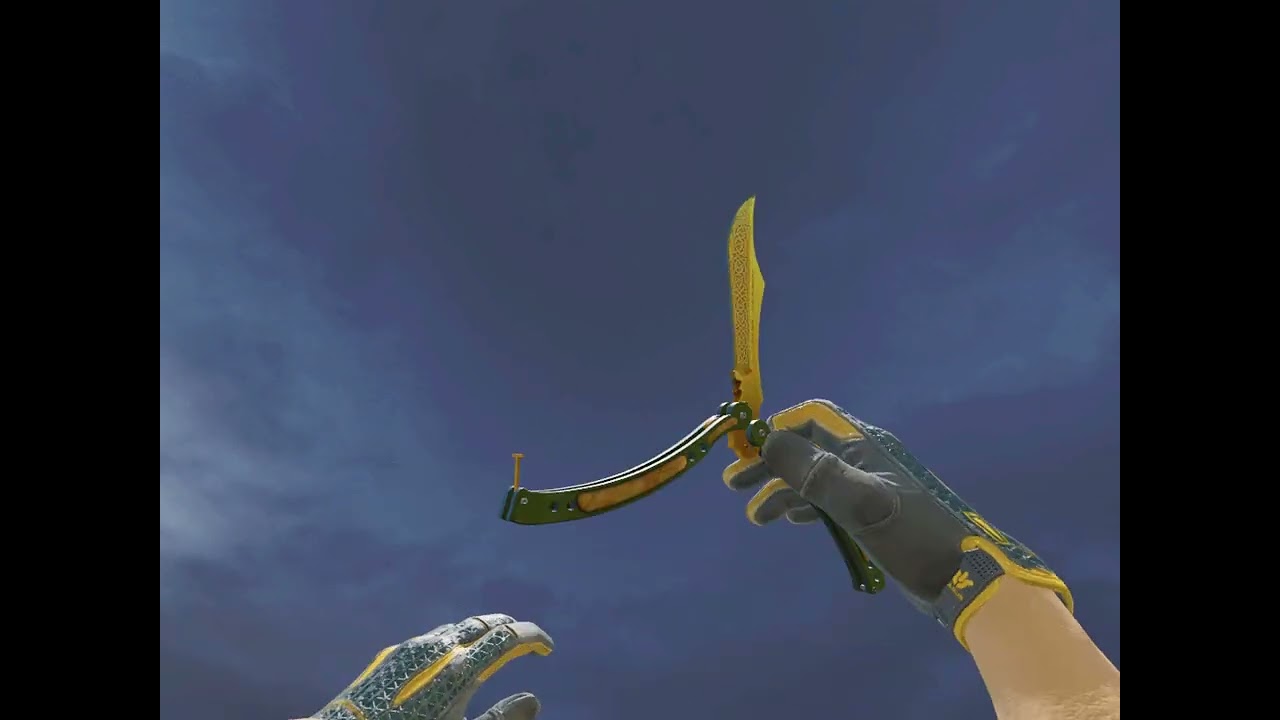 Butterfly Knife | Lore + Sport Gloves | Omega CS2
