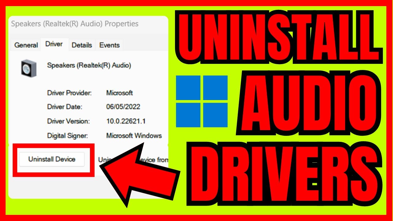 How To UNINSTALL Audio Drivers Windows 11 (FULL GUIDE 2026)