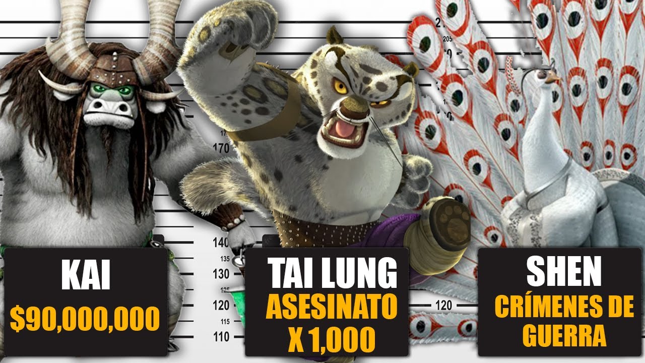 Si los Villanos de Kung Fu Panda Fueran MULTADOS Por Sus CRÍMENES