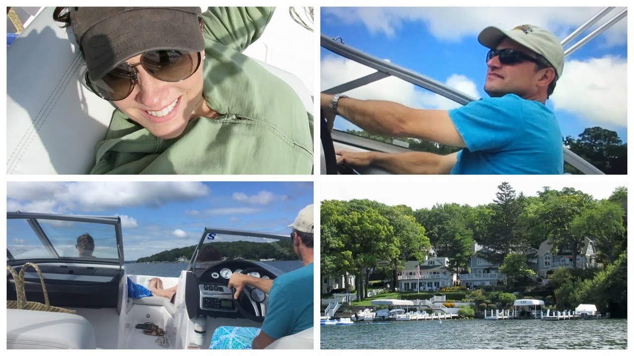 VLOG- Lake Geneva Boating Day 2017