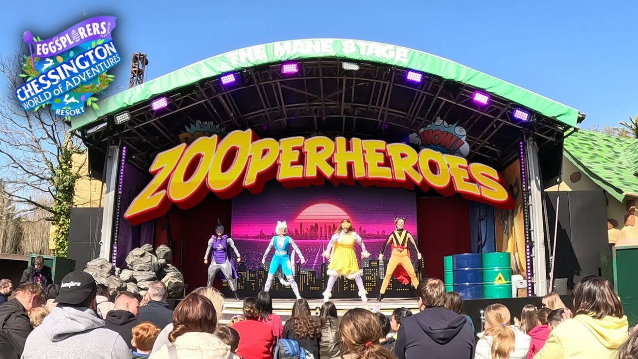ZOOperheroes Full Show in 4K - Eggsplorers Easter Event - Chessington World of Adventures Resort