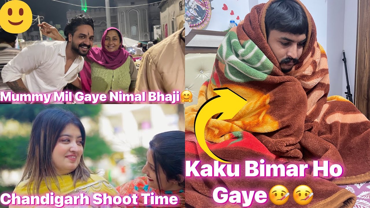 30 days challenge accepted, Raat nu kaku bhut bimar ho gye | sab toh busy din | Nimal bhji mil gye