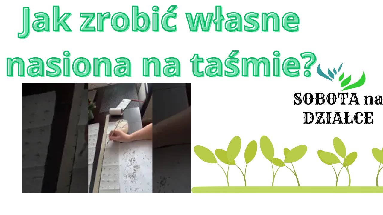 Jak zrobić własne nasiona na taśmie?