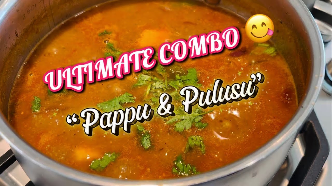 Telangana Style Chamagaddala Pulusu 🤍 | Pappu Tho Keka Combination | Chamagaddala Pulusu & Pappu 😋 