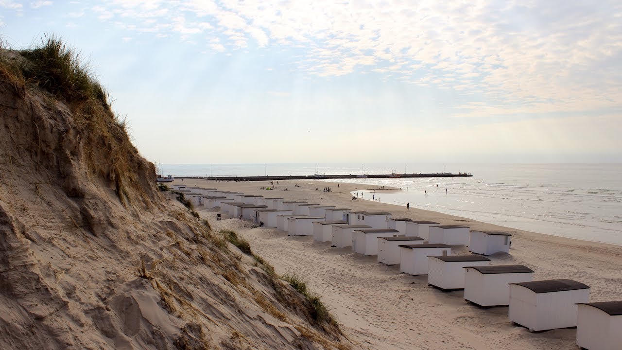 Løkken von oben: Eine Nordseeküste wie aus dem Bilderbuch