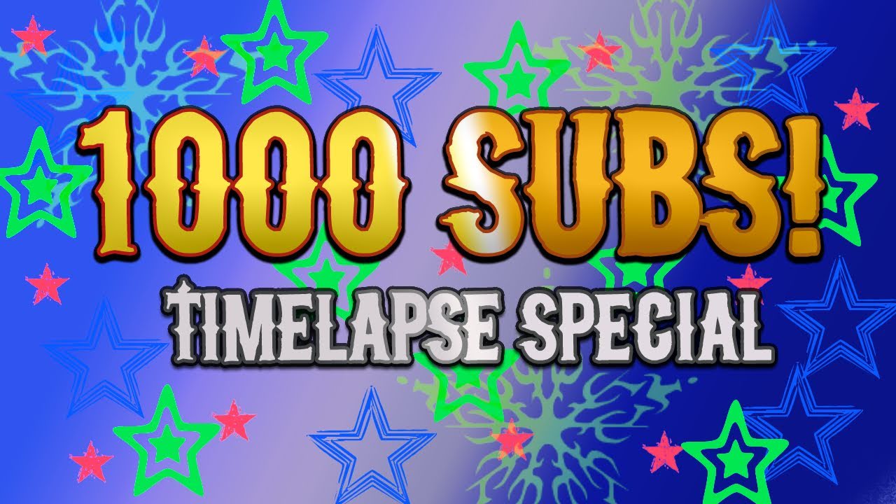 Hatventures - 1000 Subscribers Timelapse Celebration!