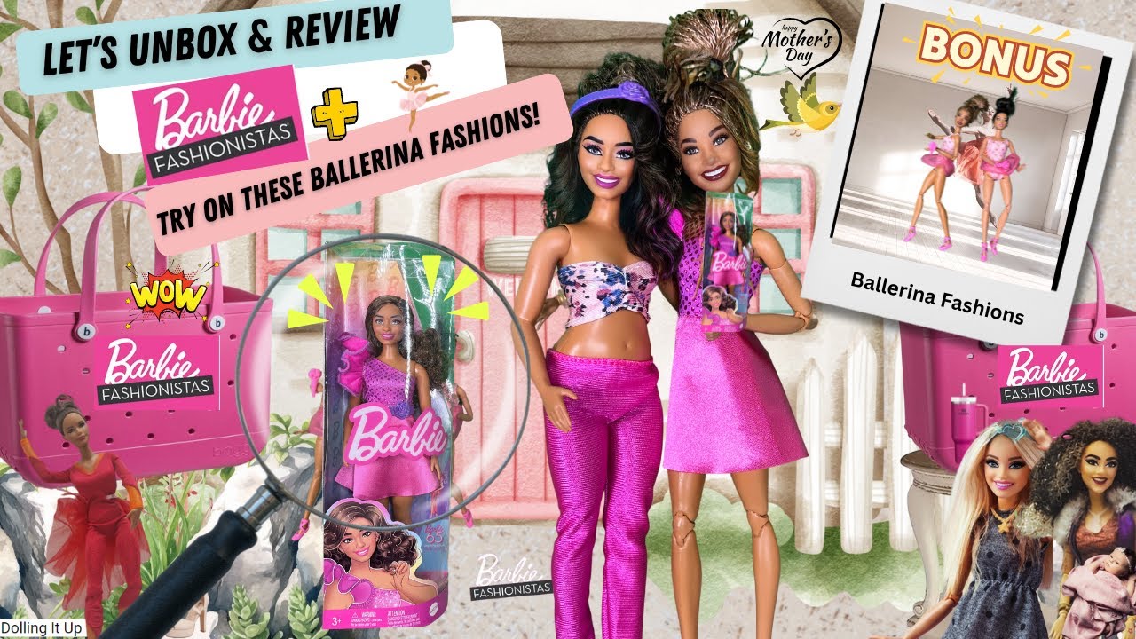 Let's Try On Some Barbie Fashion Packs + Unbox one of the NEW Barbie Fashionistas Dolls! Fun Loading
