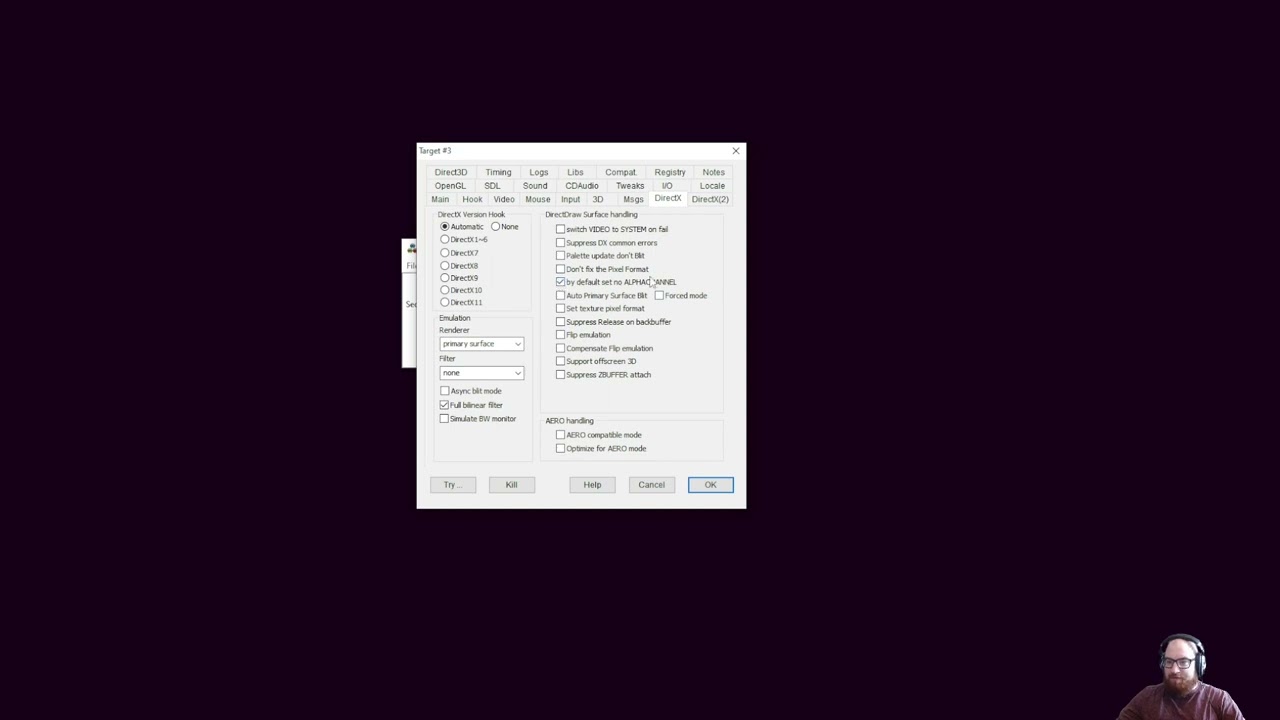 Secret Agent Barbie DxWnd speedrunning setup