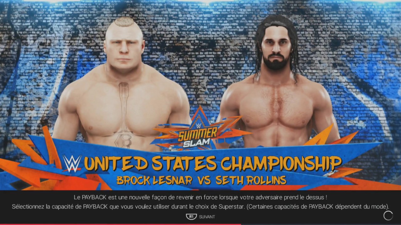 WWE 2K19 - Seth Rollins Vs Brock Lesnar (TLC Match)