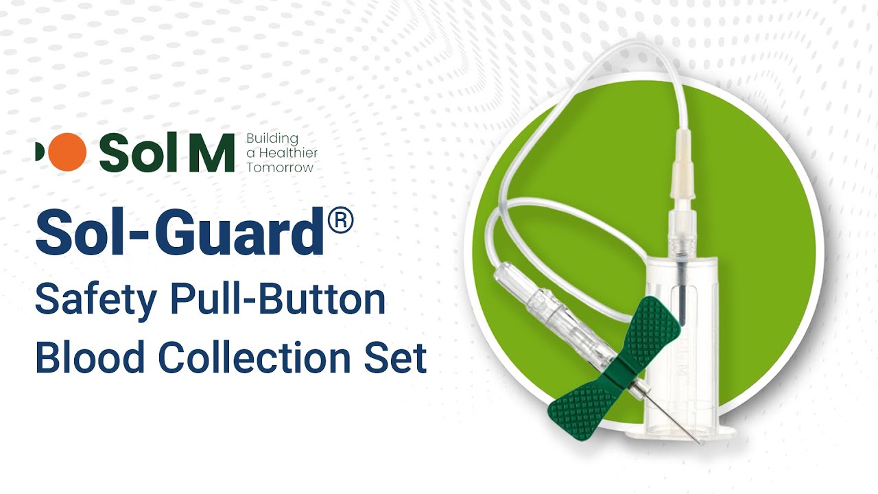 Sol-Millennium Sol-Guard Safety Pull Button Blood Collection Set