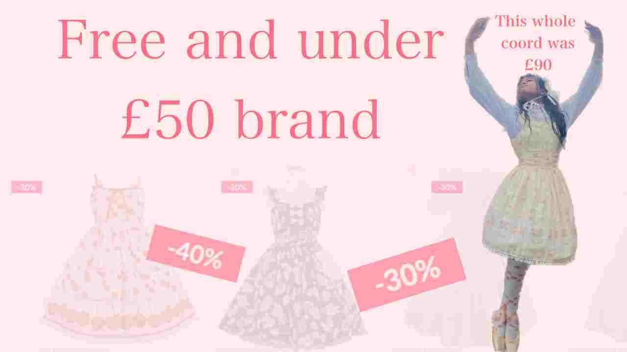 where I get cheap gothic lolita items