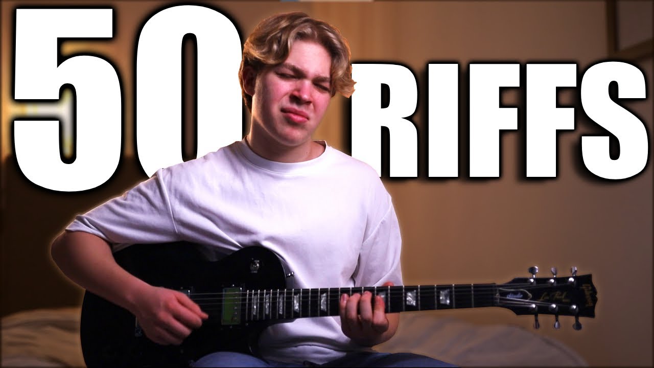 TOP 50 GREATEST GUITAR RIFFS