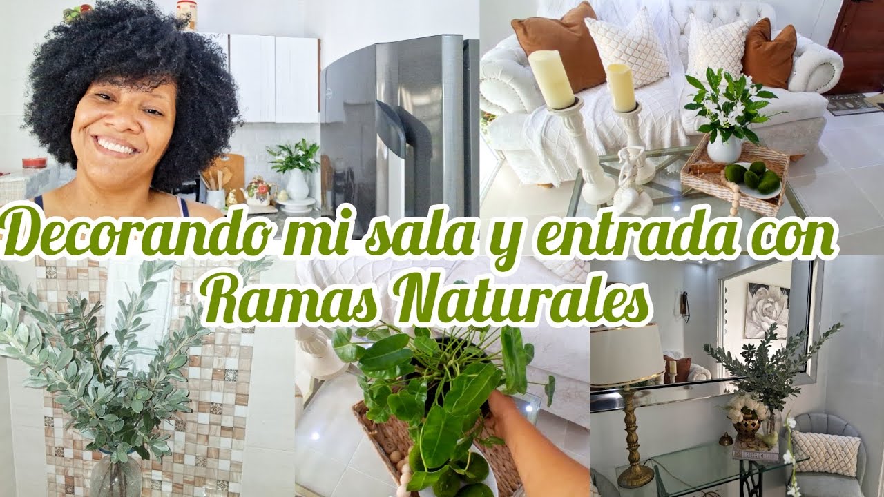 Nueva decoracion de  mi sala con plantas Naturales 2026 después de navidad 