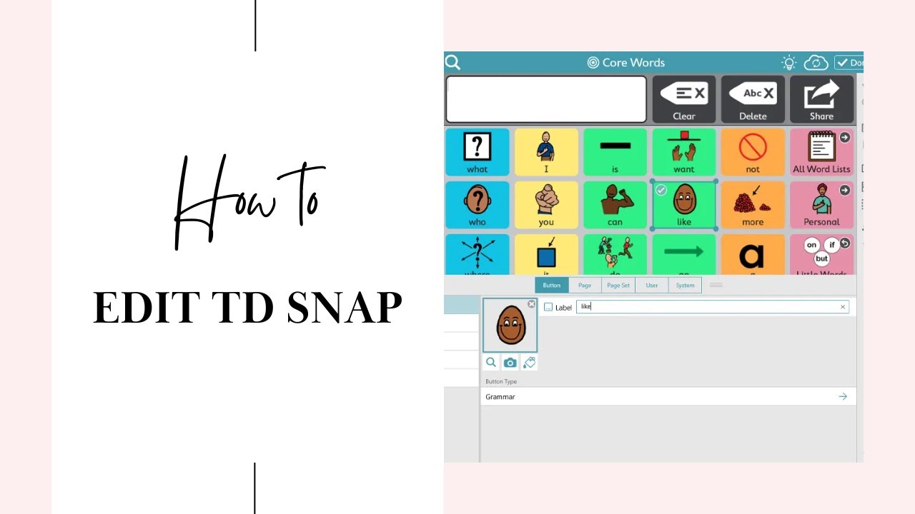 How To Hide/Show Buttons on TD Snap