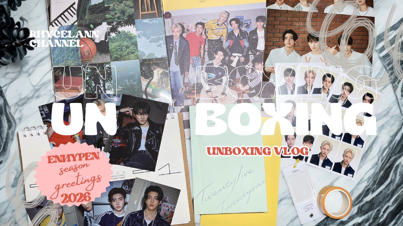 ENHYPEN Season’s Greetings 2026 Unboxing 📦✨