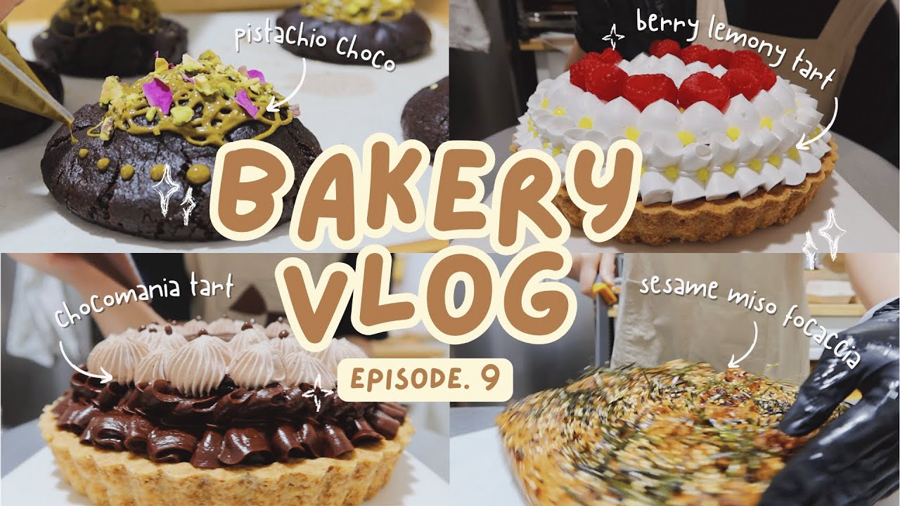 BAKING MY VEGAN MENU FOR THE MONTH 🌿✨ | BAKERY VLOG #09