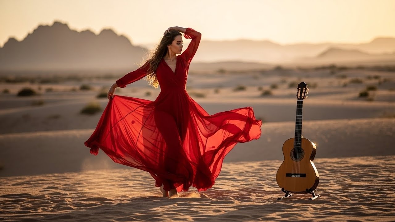 Relaxing Romantic Spanish Guitar 🎸 Flamenco Instrumental Music for Night, Love & Calm