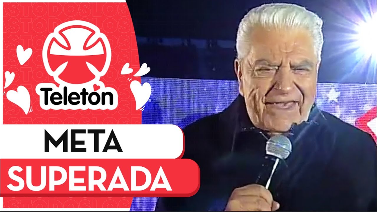 ¡CÓMPUTO FINAL! Teletón 2022 logró la meta con gran celebración de cierre