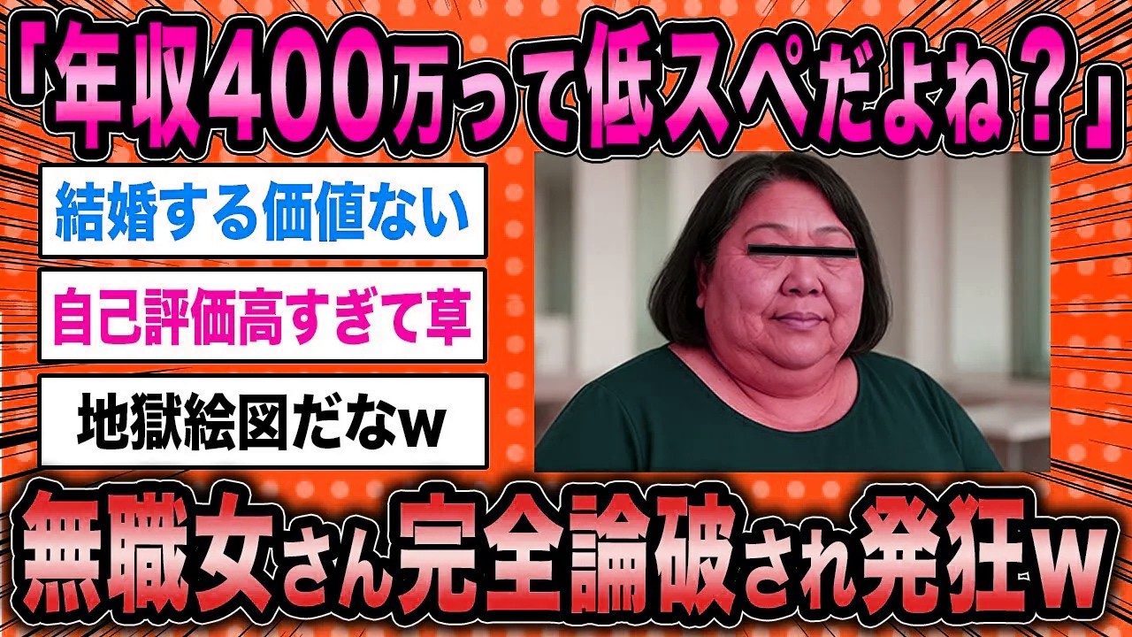 【2ch面白いスレ】婚活コンサル「常識知らずの高望み女が山ほどいるんだがw」←高望みする婚活女を完全論破ww【ゆっくり解説】
