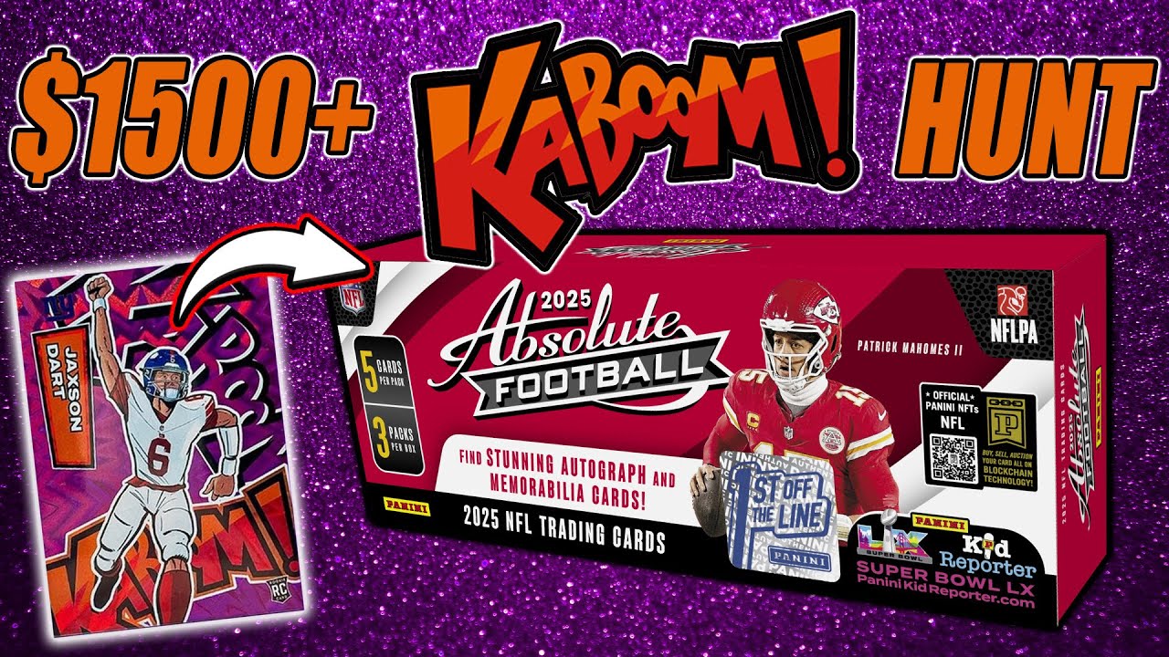 ЭТО БАБАХ ИЛИ ГИБЕЛЬ? | Обзор коробки Panini Absolute NFL FOTL 2025