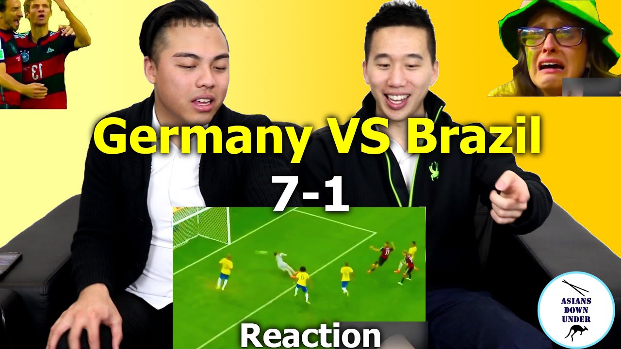 Brazil vs Germany 1-7 | Asian Australian Reaction