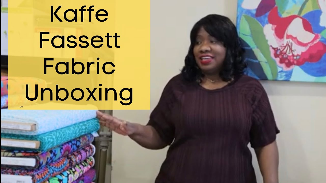 Kaffe Fassett Fabric Unboxing  Spring 2023 - Sew & Quilt with Bold Colorful Cotton Fabrics #sewing