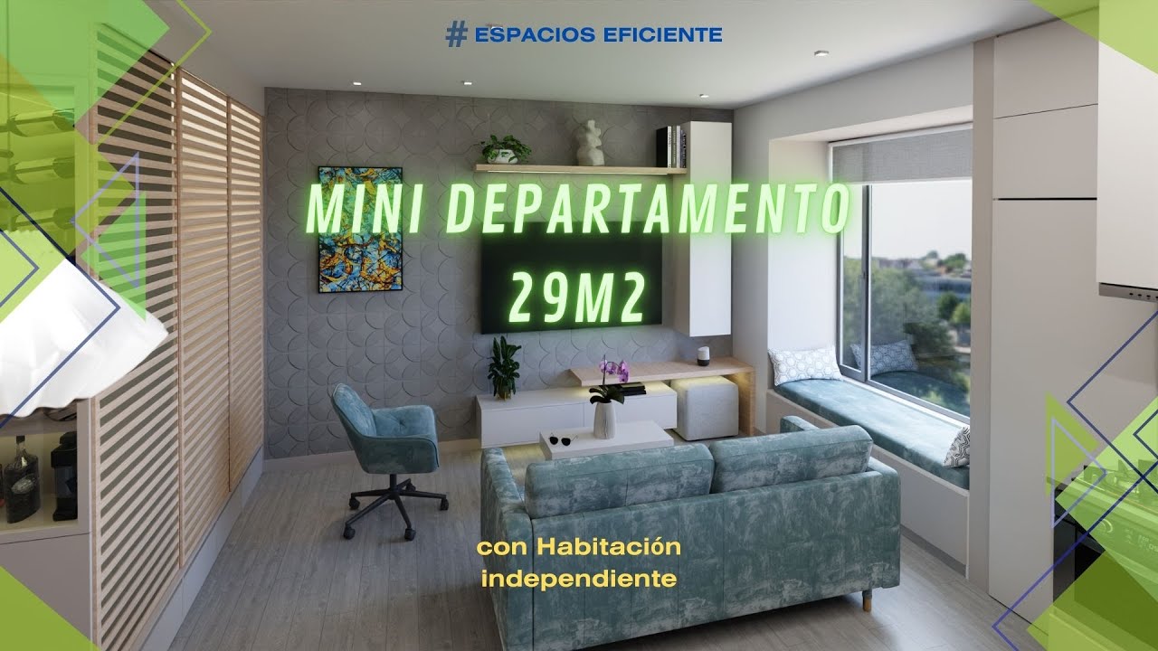 Mini departamento de 29 m²_ Home tour.