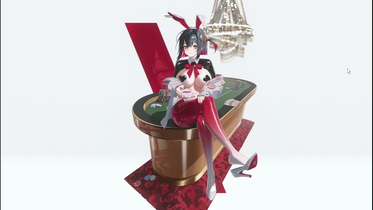 Goddess of Victory NIKKE Rouge Bunny Suit Info and Shooting Animation Fanservice Appreciation