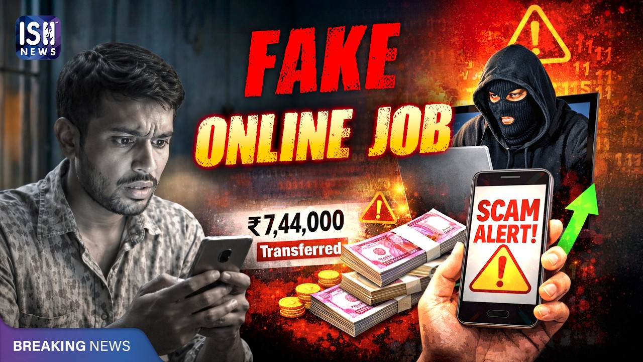 Chandigarh Man Loses ₹7.44 Lakh in Fake Online Job Scam | ISH News