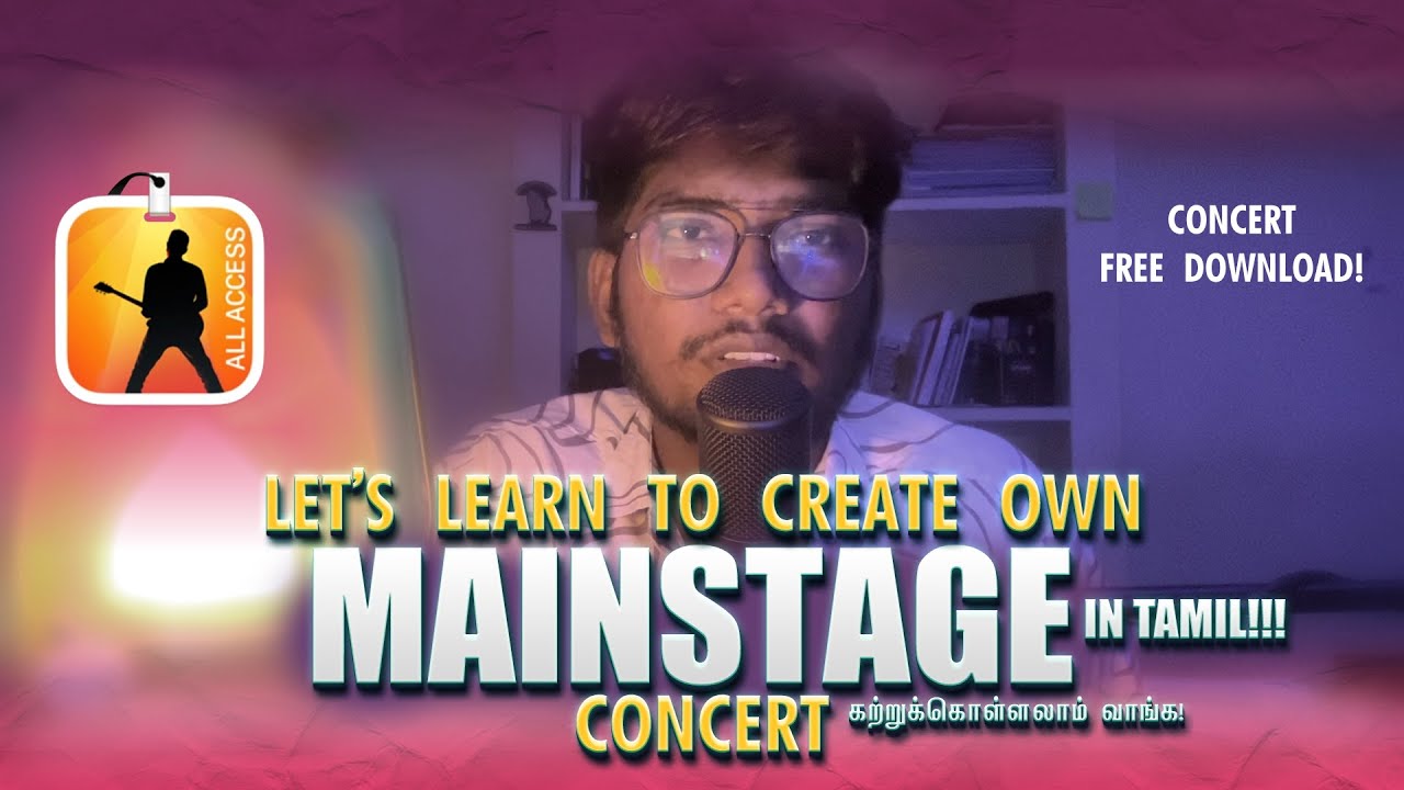 Create Your Own Mainstage Concert | Tamil | Concert Free Download | Matthew Megavel