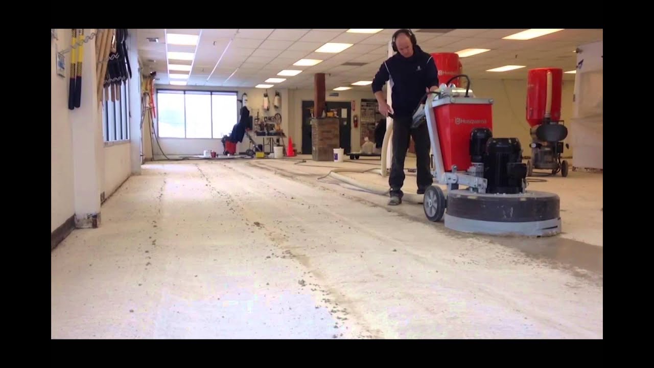 McCann Industries floor polishing - Husqvarna Floor