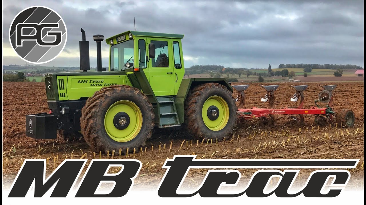 ⭐MB trac 1600 turbo⭐Maisland pflügen⭐