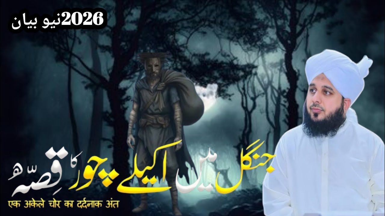 Jangal mein akelay chor Ka Waqia | Ajmal Raza Qadri | Peer Ajmal Raza Qadri Bayan