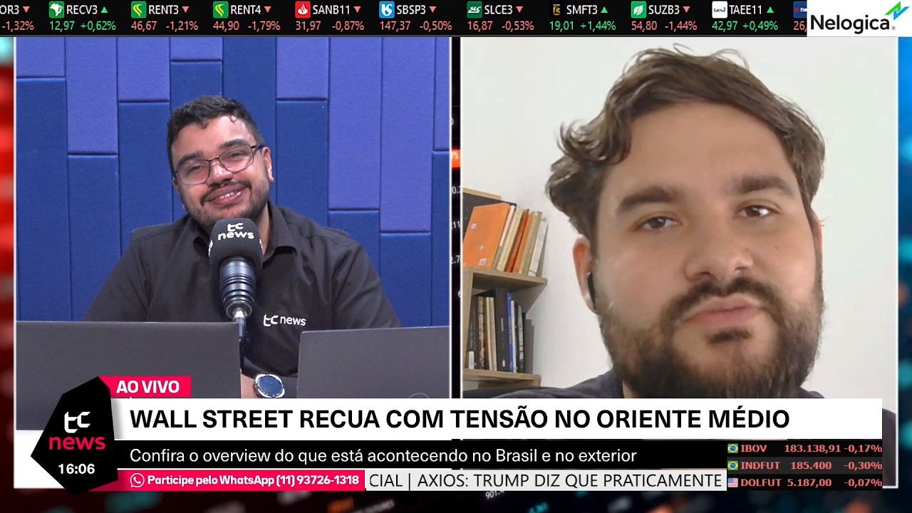🔴 AO VIVO | QUEDA BARRIL PETRÓLEO BRENT, CONFLITO EUA X IRÃ, CPI EUA, VENDAS NO VAREJO BRASIL