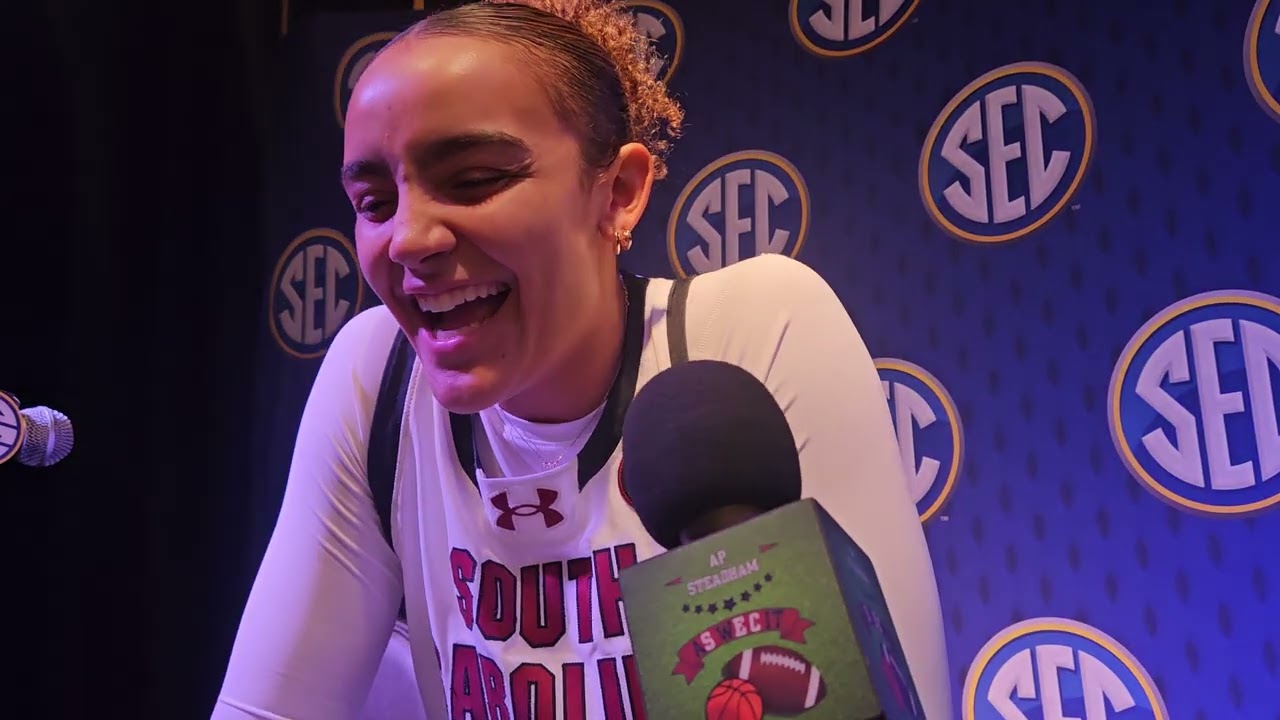 Tessa Johnson G South Carolina SEC 🏀 Media Days 10.14.25 