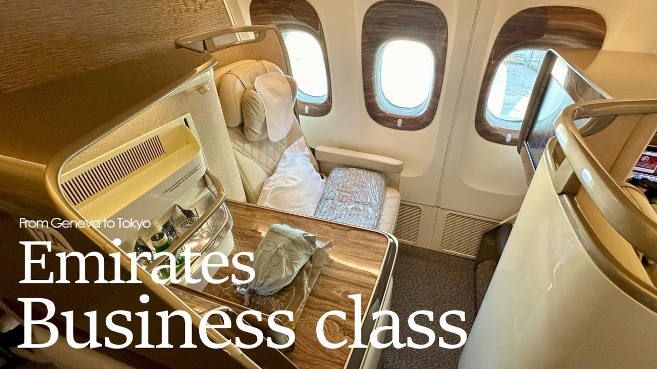 Flight Reviewㅣ에미레이트항공 비즈니스 클래스 탑승기 (제네바→두바이→하네다) B777-300ER 신형ㅣ제네바 공항/두바이 공항 라운지 그리고 리무진 서비스까지